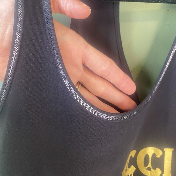 Lululemon Tank Top Womens Size 6 Reversible Racerback Graphic Tee Gym Workout - Picture 7 of 9